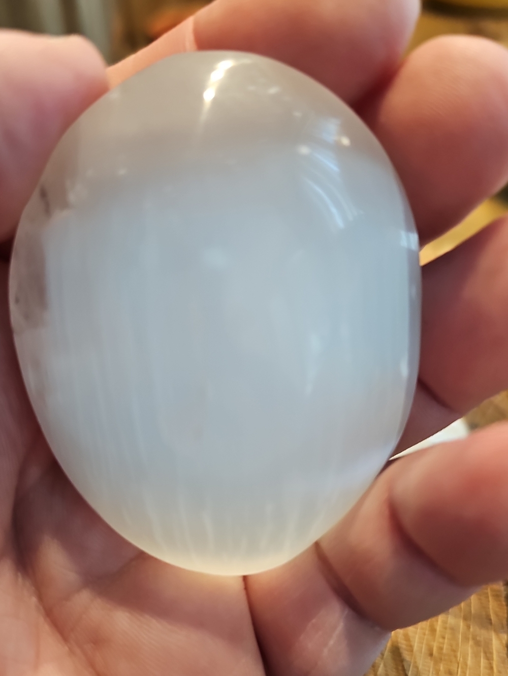 Clearance! Bundle Me! Polished Selenite Palm Stone